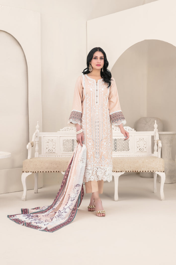 Inbiha 3Pcs Stitched Fancy Emb Viscose Jacquard D-5479