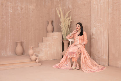 SAFAQ 3pcs Un-Stitched Emb Munar Khadi [D-5049]