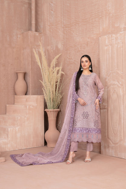SAFAQ 3pcs Un-Stitched Emb Munar Khadi [D-5051]
