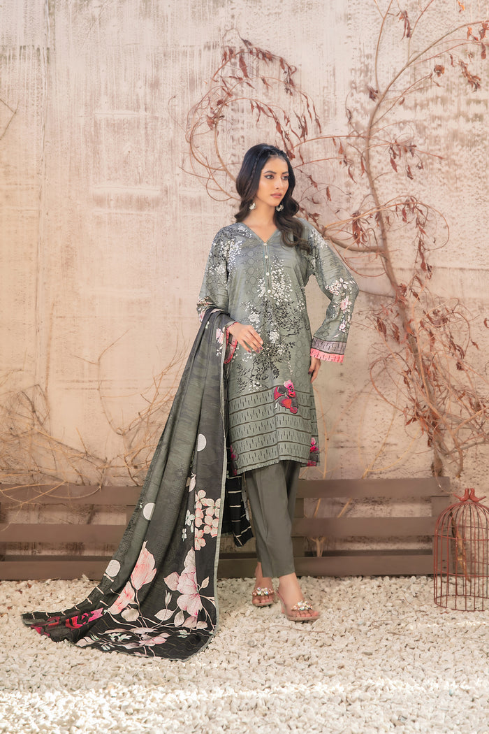 Rasha V2 3pcs Stitched Printed Staple [D-5065]