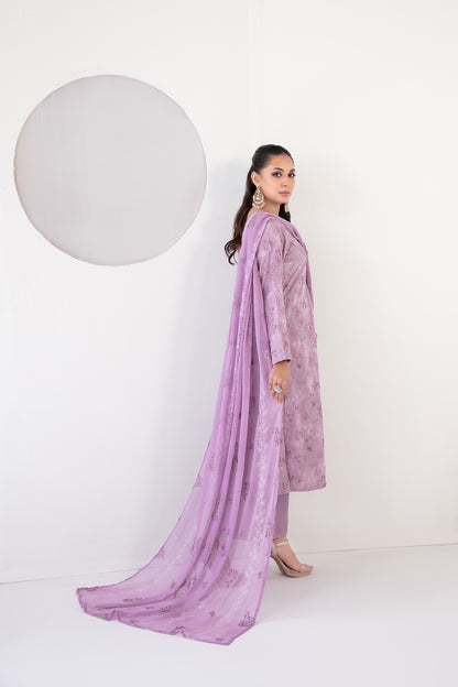 SAMIRA 3pcs Un-Stitched Emb Karrandi [D-5626]