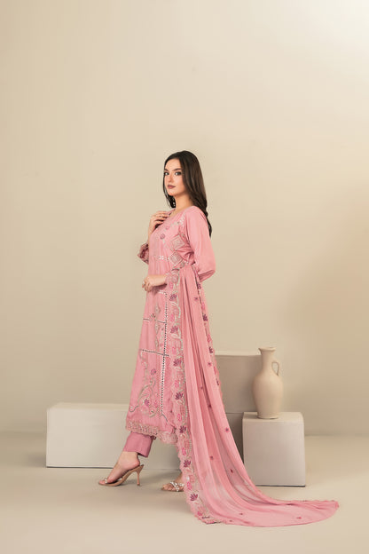 SEHEJ 3pcs Un-Stitched Emb Staple [D-5667]