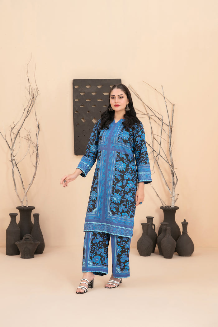 Dinah 2pcs Stitched Printed Khaddar [D-4610]