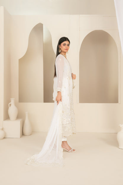 EMBER 3pcs SEMI-Stitched Emb CHIFFON