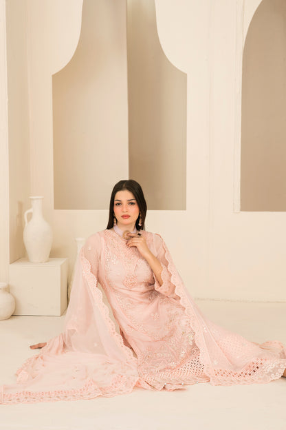 EMBER 3pcs SEMI-Stitched Emb CHIFFON