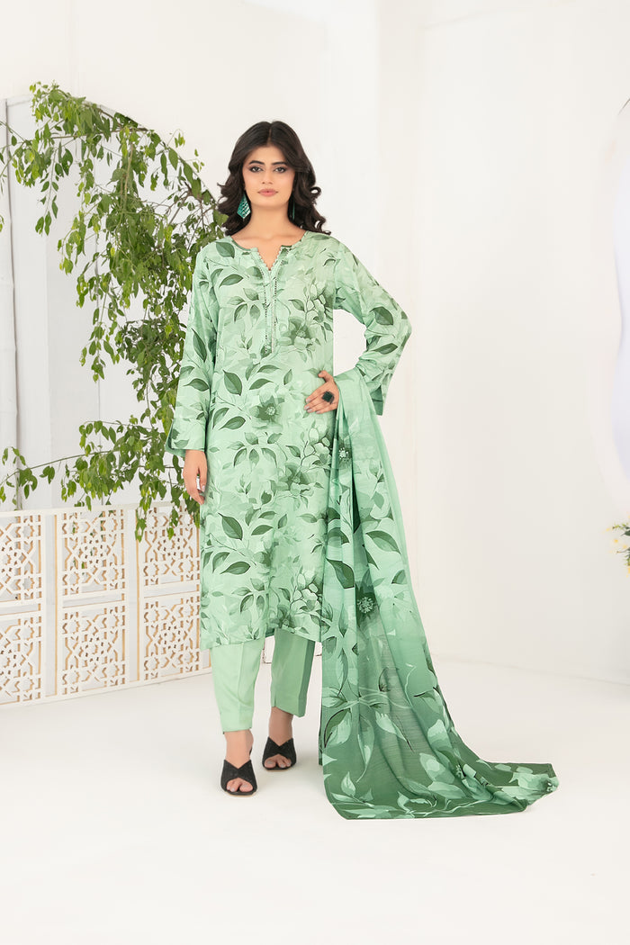 Zova 3pcs Stitched Printed Staple [D-4751]