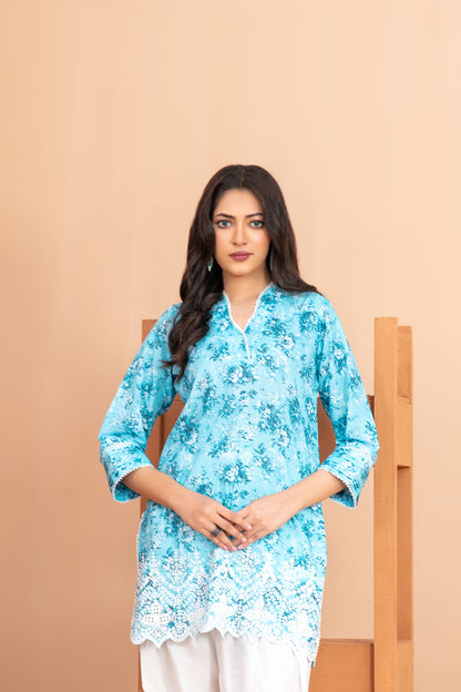 Marella 2pcs Stitched Emb Printed Swiss [D-2074]