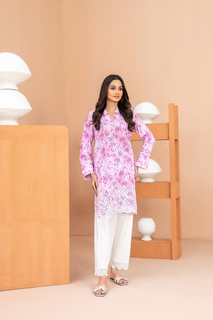 Marella 2pcs Stitched Emb Printed Swiss [D-2066]