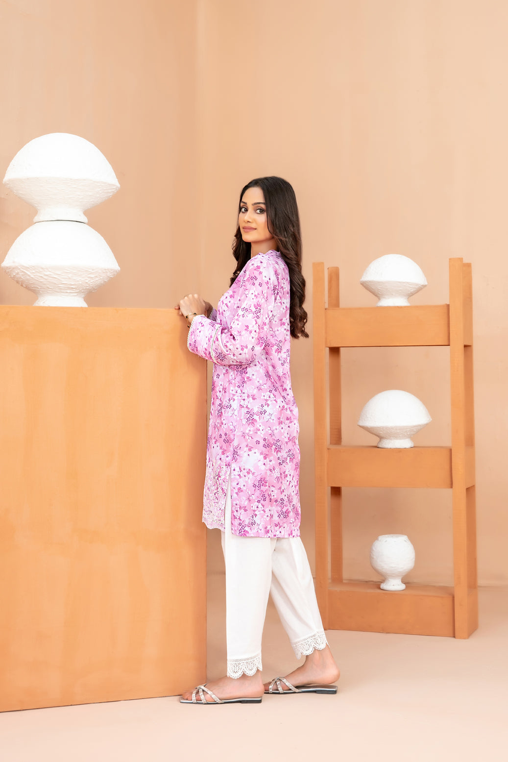 Marella 2pcs Stitched Emb Printed Swiss [D-2066]