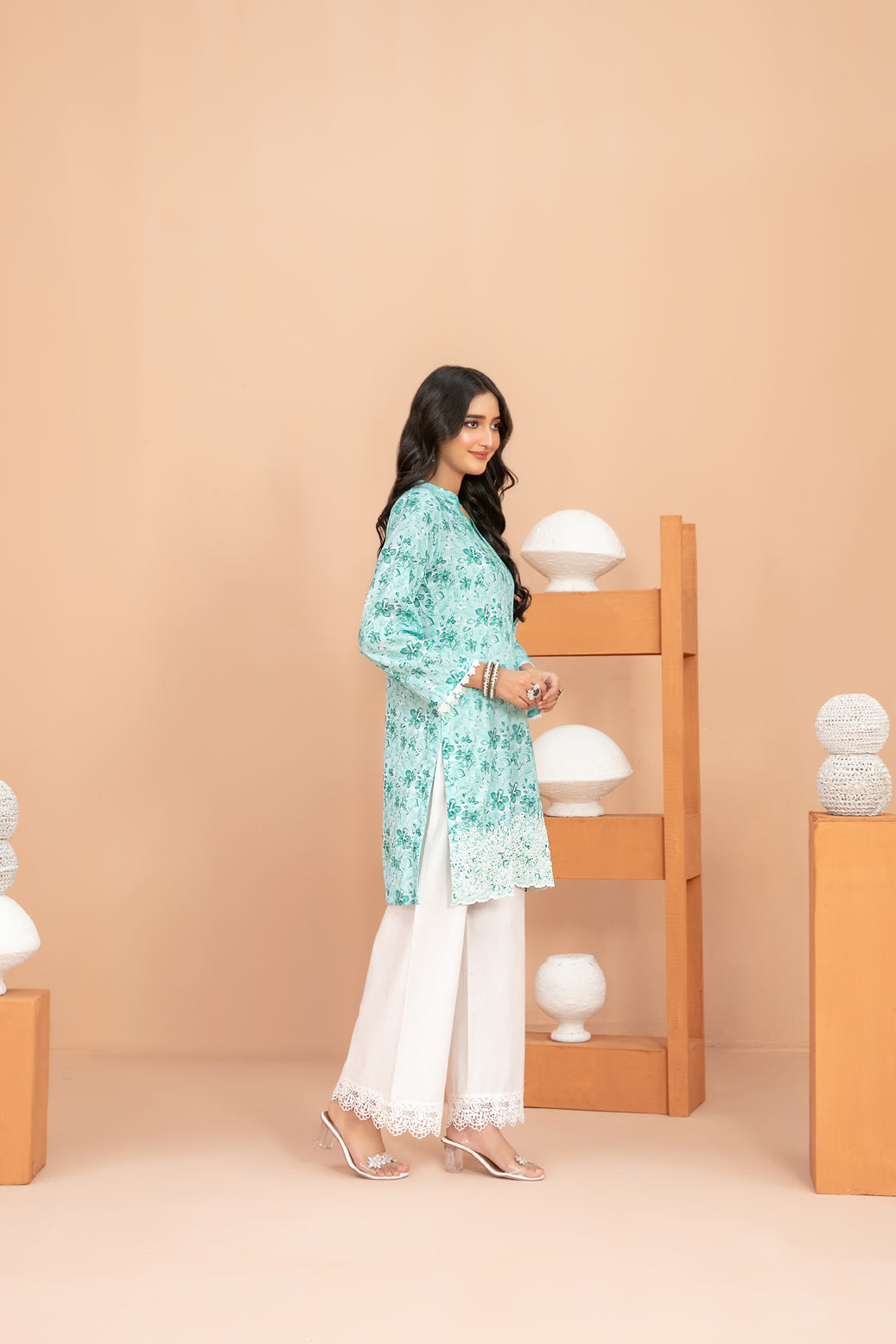Marella 2pcs Stitched Emb Printed Swiss [D-2071]