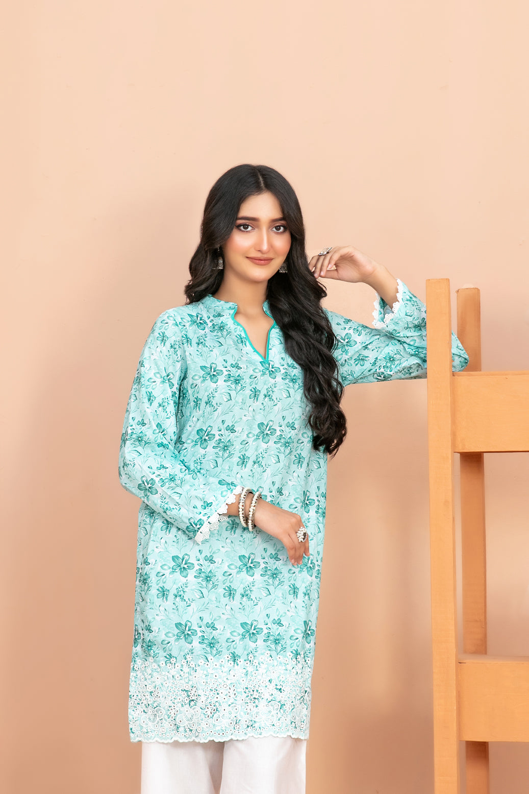 Marella 2pcs Stitched Emb Printed Swiss [D-2071]