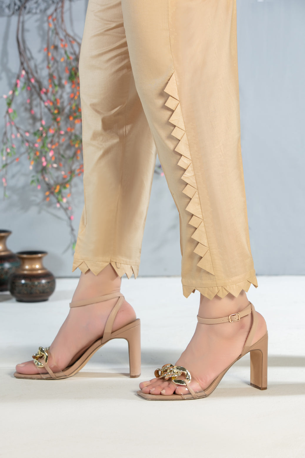 D-1175- C  Cotton Trouser