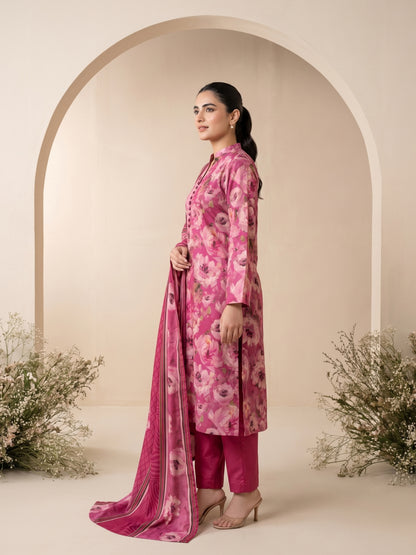 ZEBA 3pcs Un-Stitched Printed Staple [D-6653]