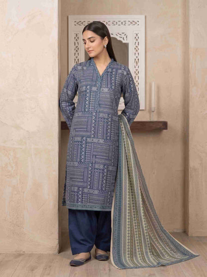 INAYA 3pcs Stitched Printed Lawn [D-5126]