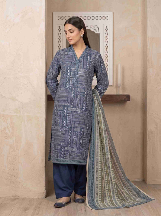 INAYA 3pcs Stitched Printed Lawn [D-5126]