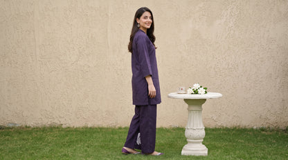 Emaan 2pcs Stitched Printed Crepe [D-4387]
