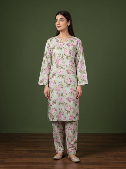 Elyora 2pcs Stitched Printed Cotton [D-4362]