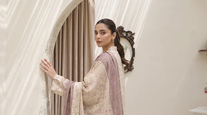 SAHAR 3pcs Un-Stitched Emb Viscose [D-6607]