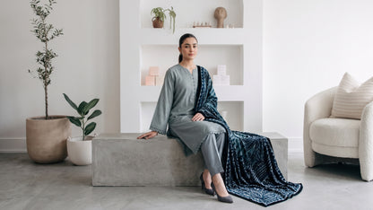 AERIS 3pcs Un-Stitched Jacquard  Dhanak [D-6747]