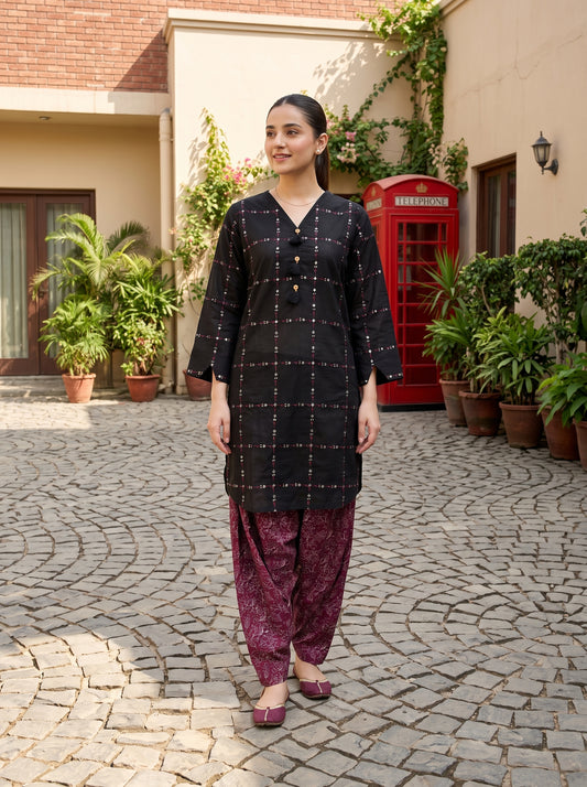 SOHINA 2pcs Stitched Emb Cotton [D-4110]