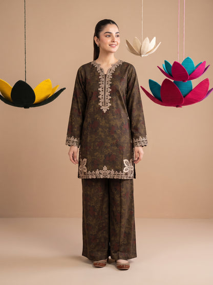 ASHA 2pcs Stitched Emb Staple [D-6234]