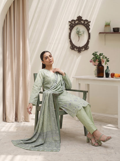 SAHAR 3pcs Un-Stitched Emb Viscose [D-6602]