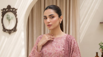 SAHAR 3pcs Un-Stitched Emb Viscose [D-6606]