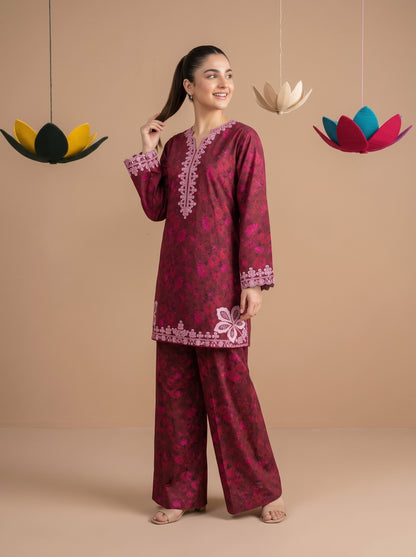 ASHA 2pcs Stitched Emb Staple [D-6232]