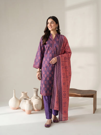 RESHAM 3pcs Un-Stitched Printed Khaddar [D-6287]