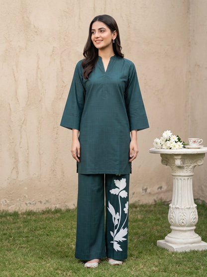 Emaan 2pcs Stitched Printed Crepe [D-4383]