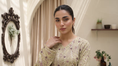 SAHAR 3pcs Un-Stitched Emb Viscose [D-6603]