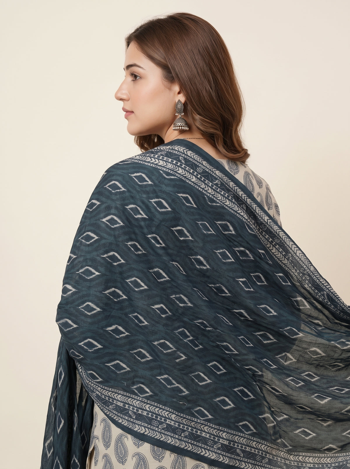 BAHAR 3pcs Stitched Printed Khaddar [D-6281]