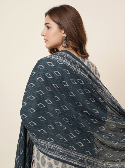 BAHAR 3pcs Stitched Printed Khaddar [D-6281]