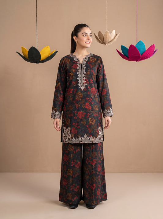 ASHA 2pcs Stitched Emb Staple [D-6231]