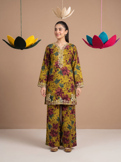 ASHA 2pcs Stitched Emb Staple [D-6235]