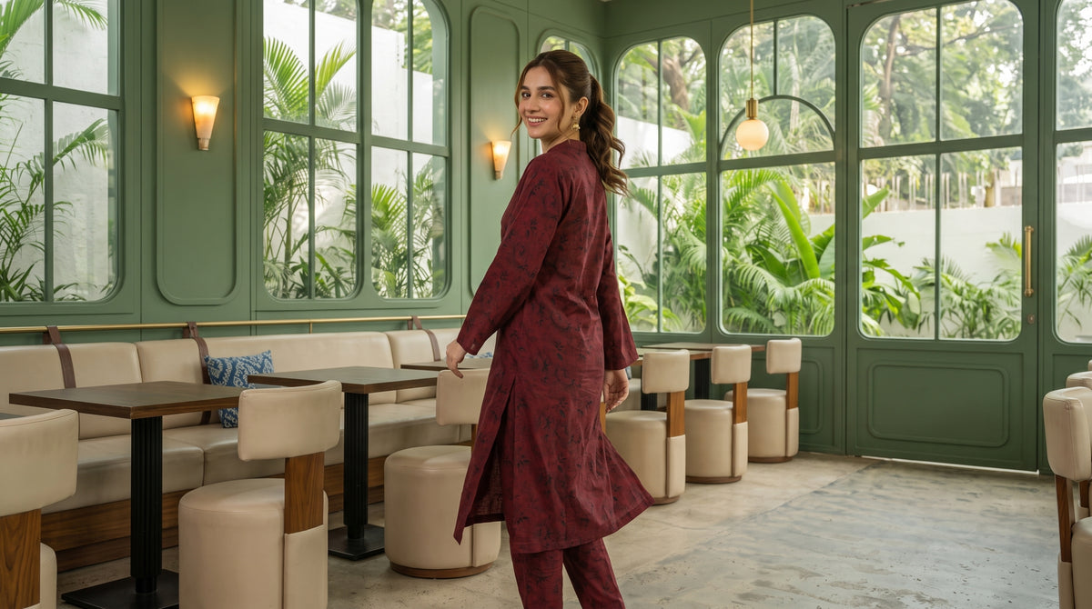 MEHER 2pcs Stitched Printed Staple [D-6063]