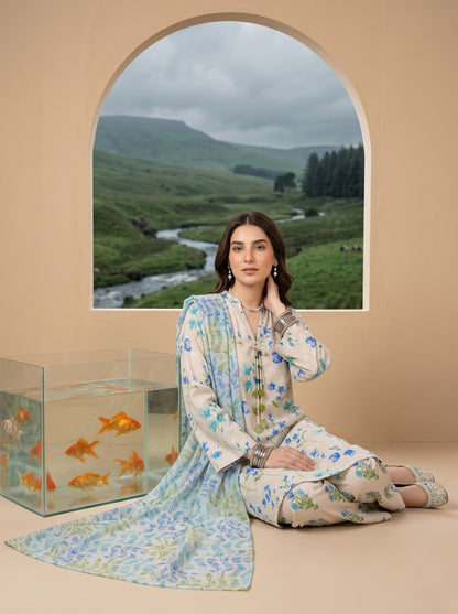 HAYAL V2 Stitched Emb Printed Lawn [D-4524]
