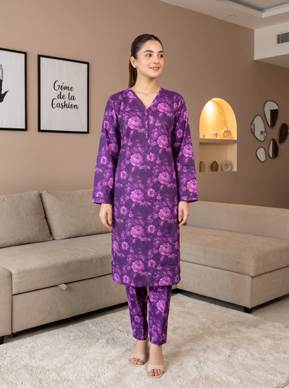 OLVERA 2pcs Stitched Printed Staple [D-6055]