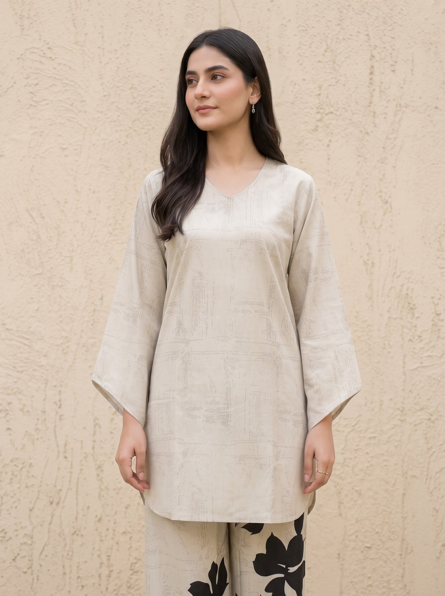 Emaan 2pcs Stitched Printed Crepe [D-4388]