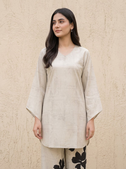 Emaan 2pcs Stitched Printed Crepe [D-4388]
