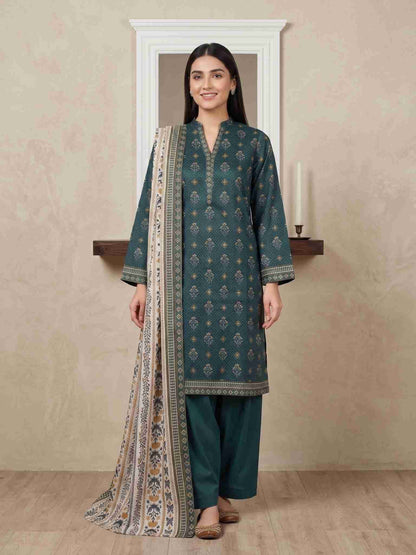 INAYA 3pcs Stitched Printed Lawn [D-5128]