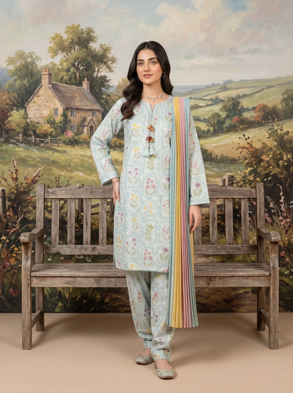 HAYAL V2 Stitched Emb Printed Lawn [D-4525]