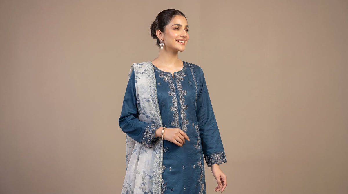 AMAYA 3pcs Un-Stitched Emb Viscose [D-5252]
