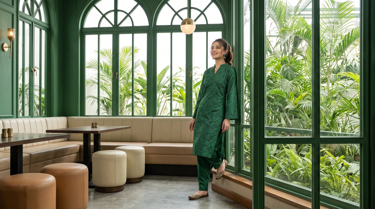 MEHER 2pcs Stitched Printed Staple [D-6067]