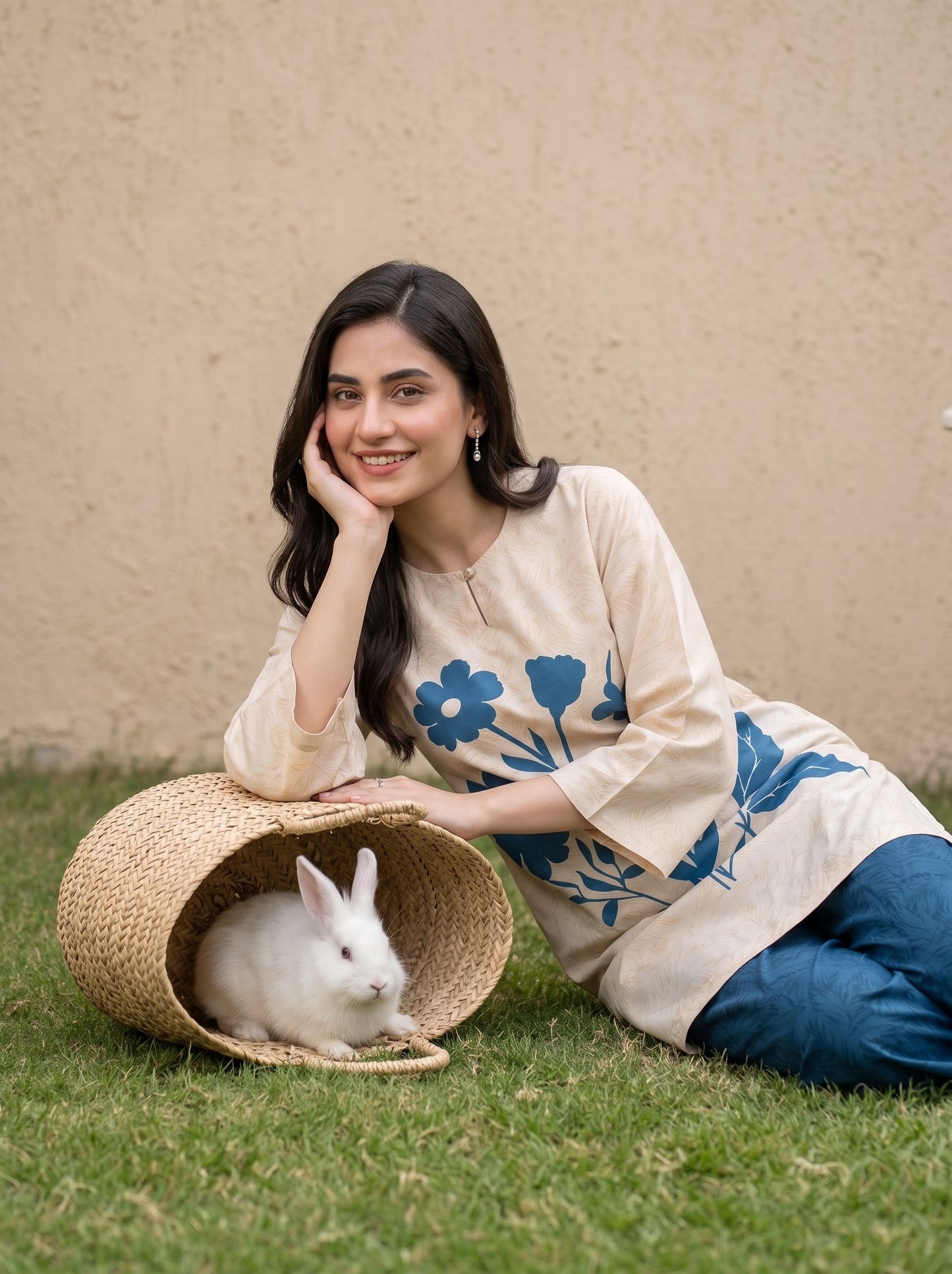 Emaan 2pcs Stitched Printed Crepe [D-4097]