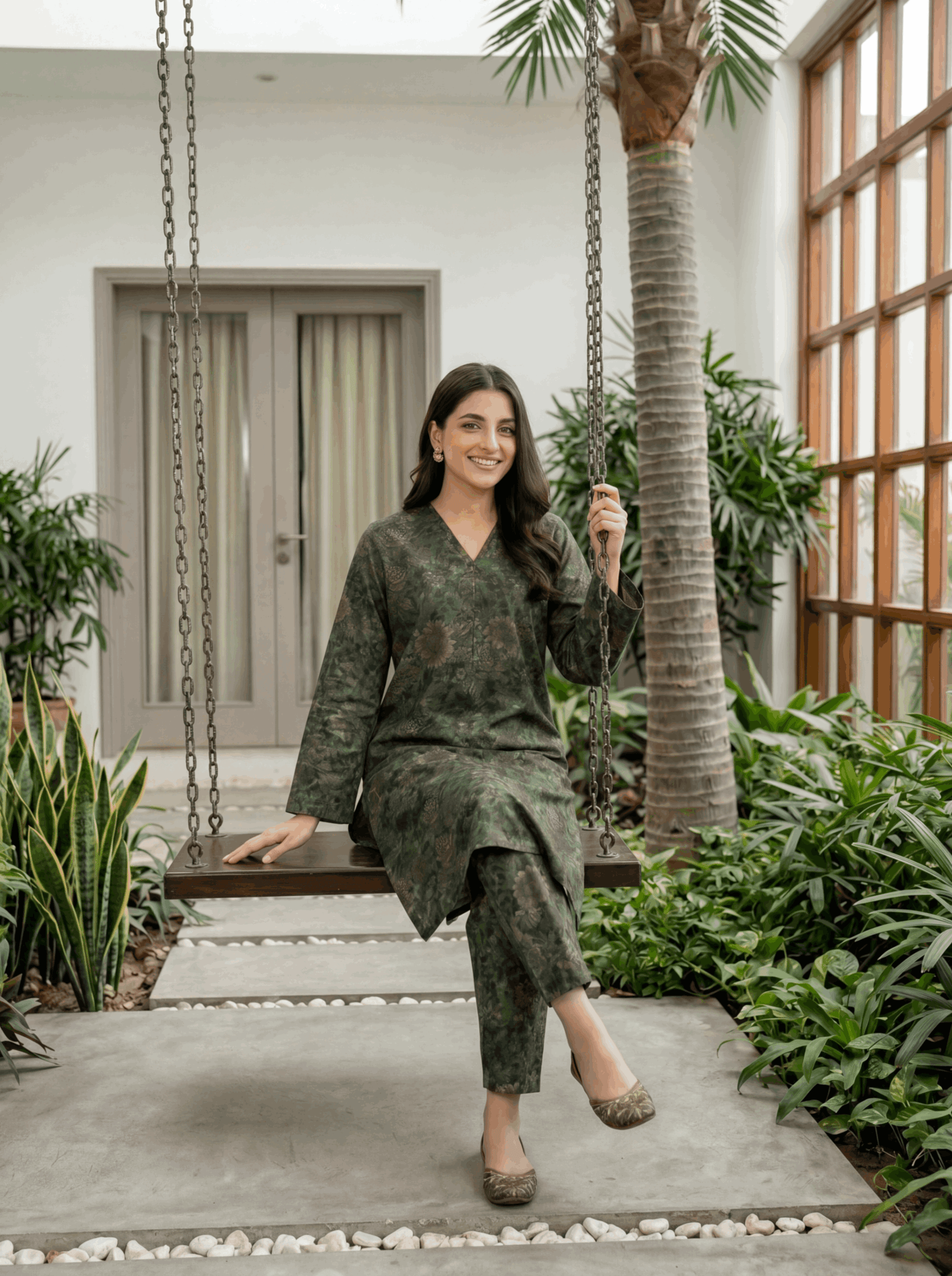 Rehma 2pcs Stitched Printed Cotton [D-3873]
