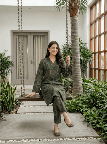 Rehma 2pcs Stitched Printed Cotton [D-3873]