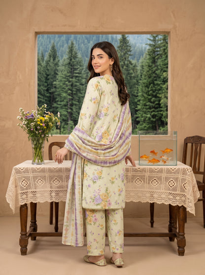 HAYAL V1 Stitched Emb Printed Lawn [D-4518]