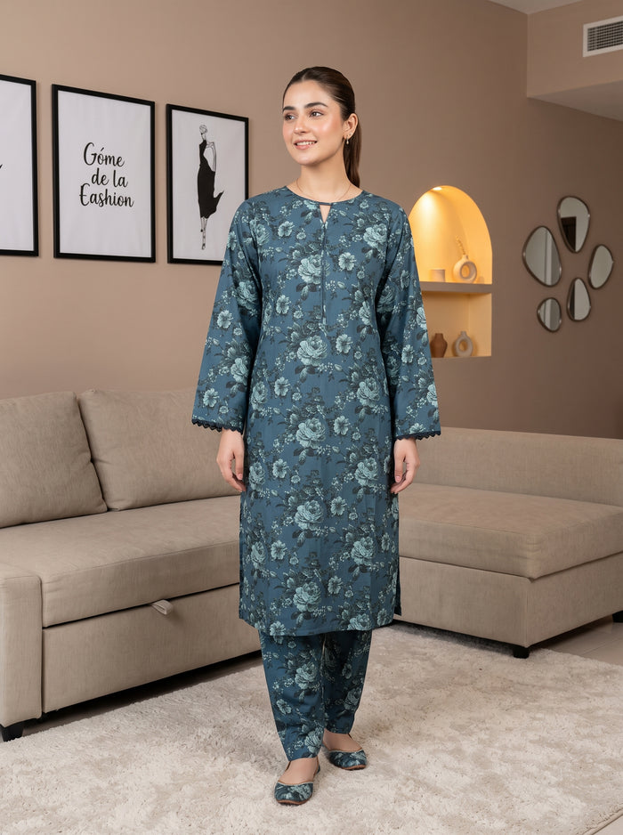 OLVERA 2pcs Stitched Printed Staple [D-6060]