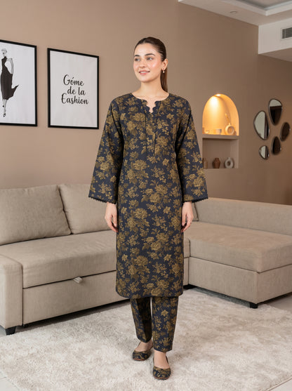 OLVERA 2pcs Stitched Printed Staple [D-6065]
